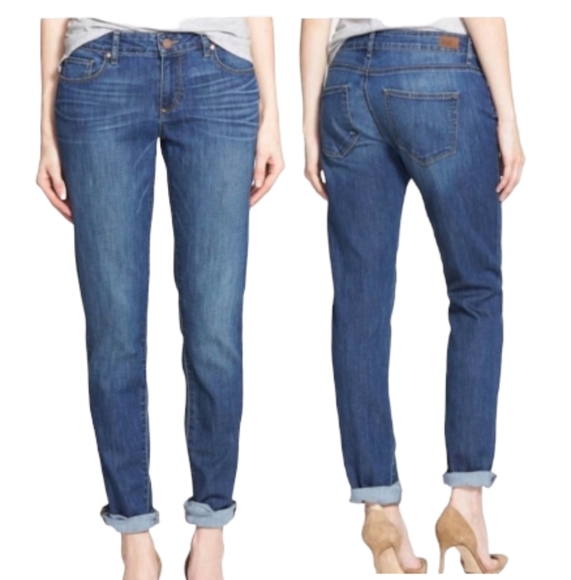 PAIGE Jimmy Jimmy Skinny Boyfriend Mid-rise Jeans Tag Size 28 - Picture 2 of 16